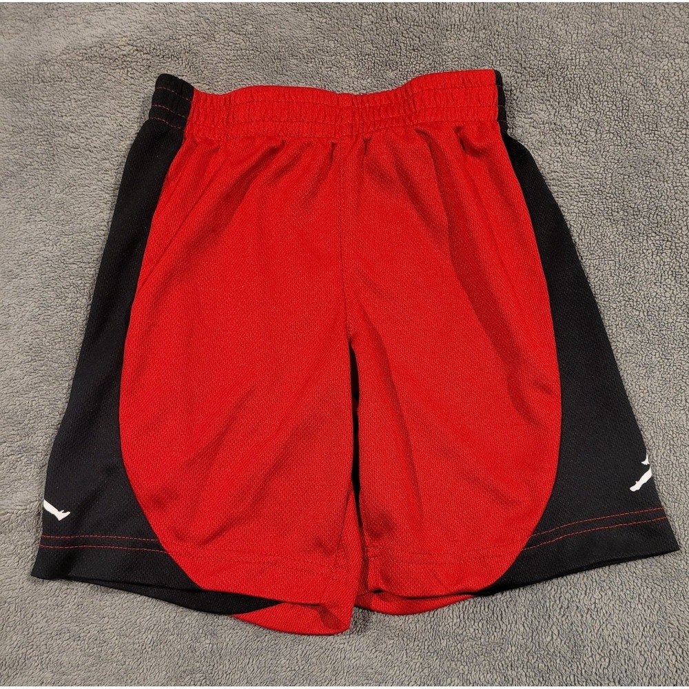 Jordan Boys Dri-FIT Sport Diamond Shorts 95D313-R78 Medium 5/6 Years Red/Black